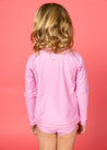 Girl/Boy Swimsuit Rashguard Top - Ultimate Pink