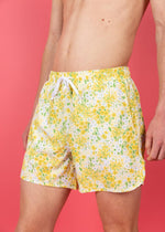 Men's Retro Shorties | Yellow Meadow - Kortni Jeane