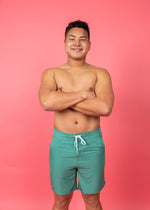 Men's Swim Trunks | Green - Kortni Jeane
