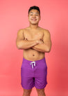 Men's Swim Trunks | Purple - Kortni Jeane