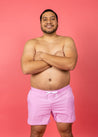 Mens Swimsuit - Shorts - Ultimate Pink