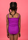 Mini Bandeau Top | Ribbed Purple - Kortni Jeane