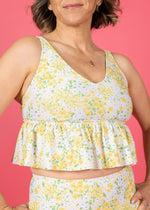 V-Neck Top | Yellow Meadow - Kortni Jeane