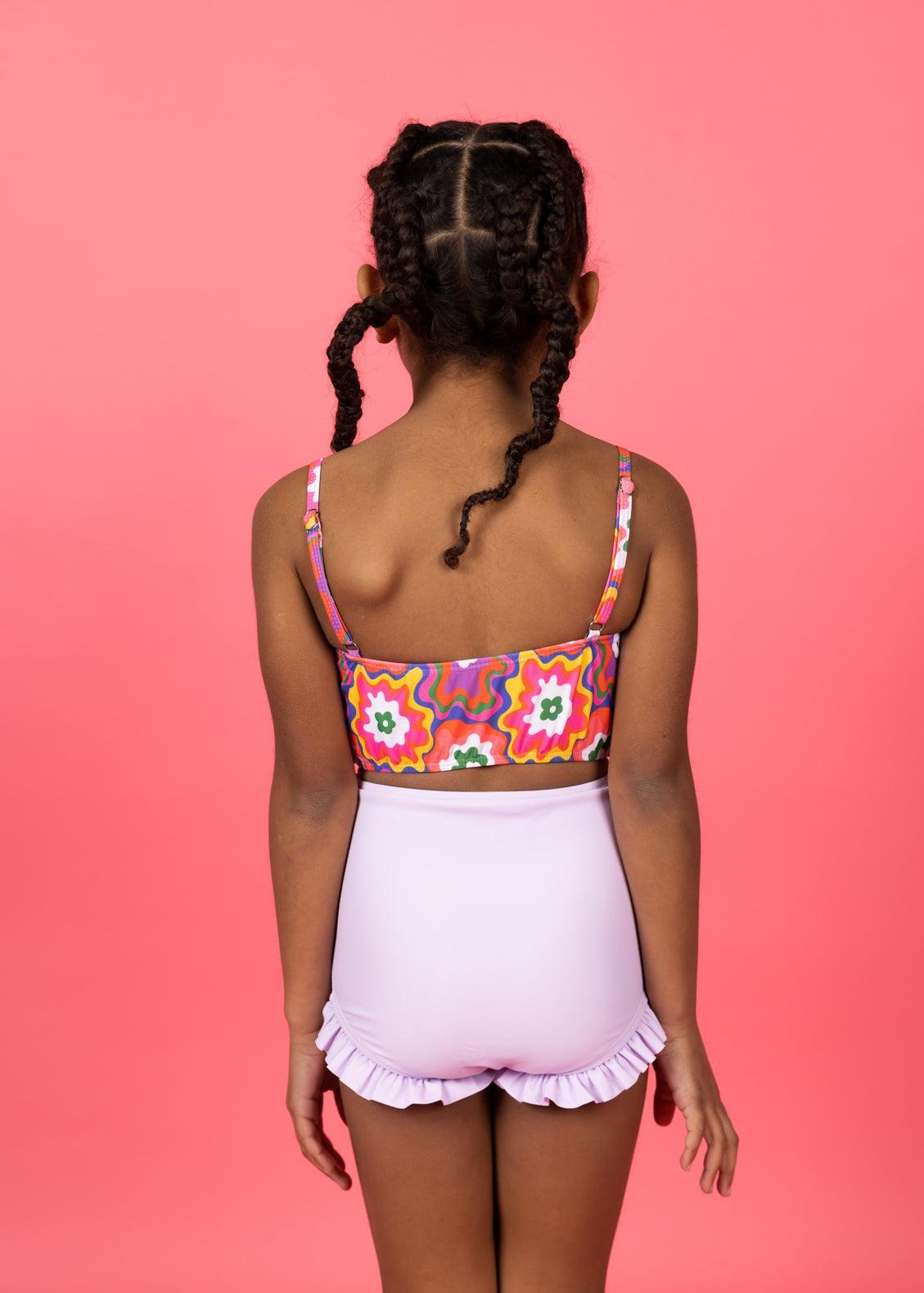 Mini All Ruffled Up Bottoms | Bright Lilac - Kortni Jeane