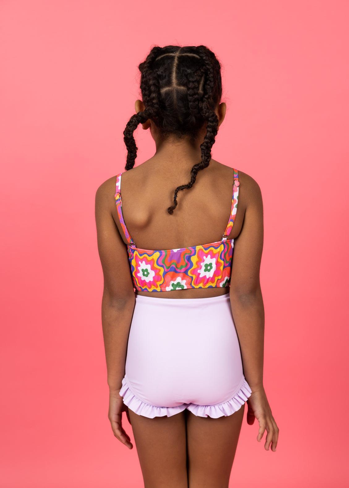 kortni jeane ruffle around top