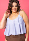 Swing Top | Spotted Grey - Kortni Jeane