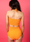 Tied-Up Top | Ribbed Flaming Orange - Kortni Jeane