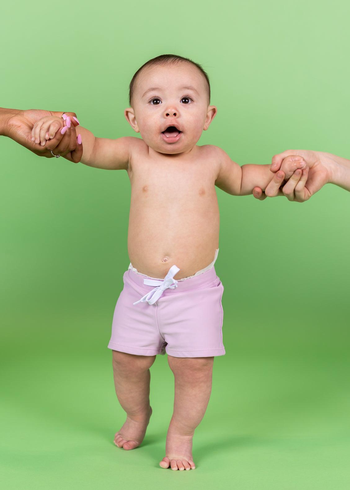 Baby Boy Swimsuit - Shorts - Just Lilac