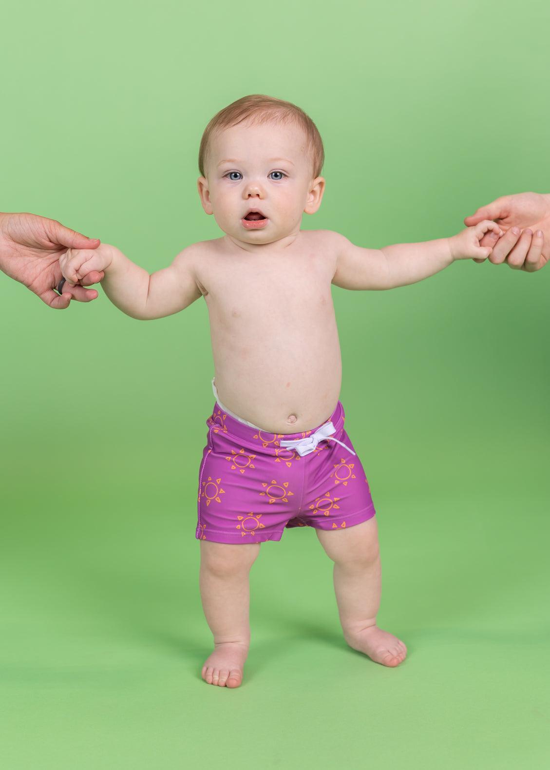 Baby Boy Swimsuit - Shorts - Suns