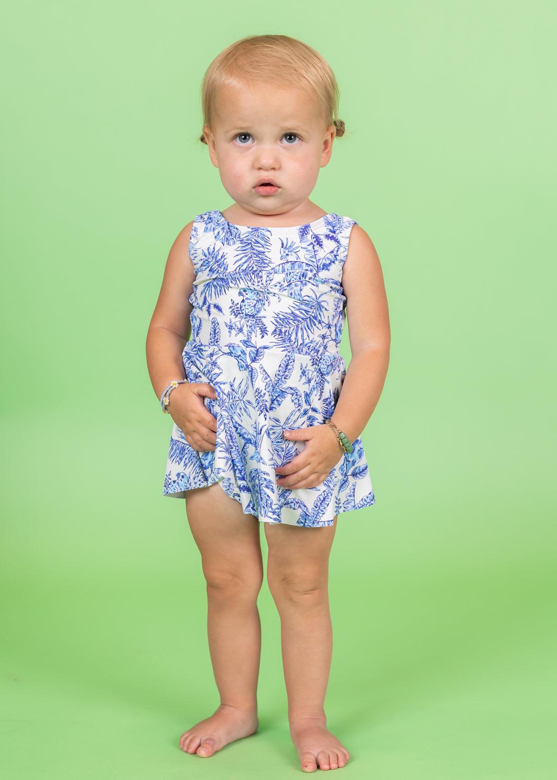 Baby Girl One-Piece Swimsuit - In The Tropics