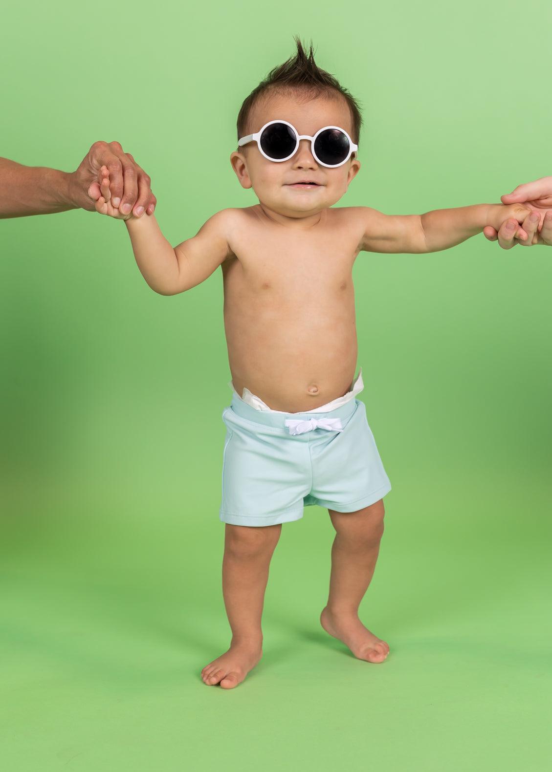 Baby Boy Swimsuit - Shorts - Spearmint