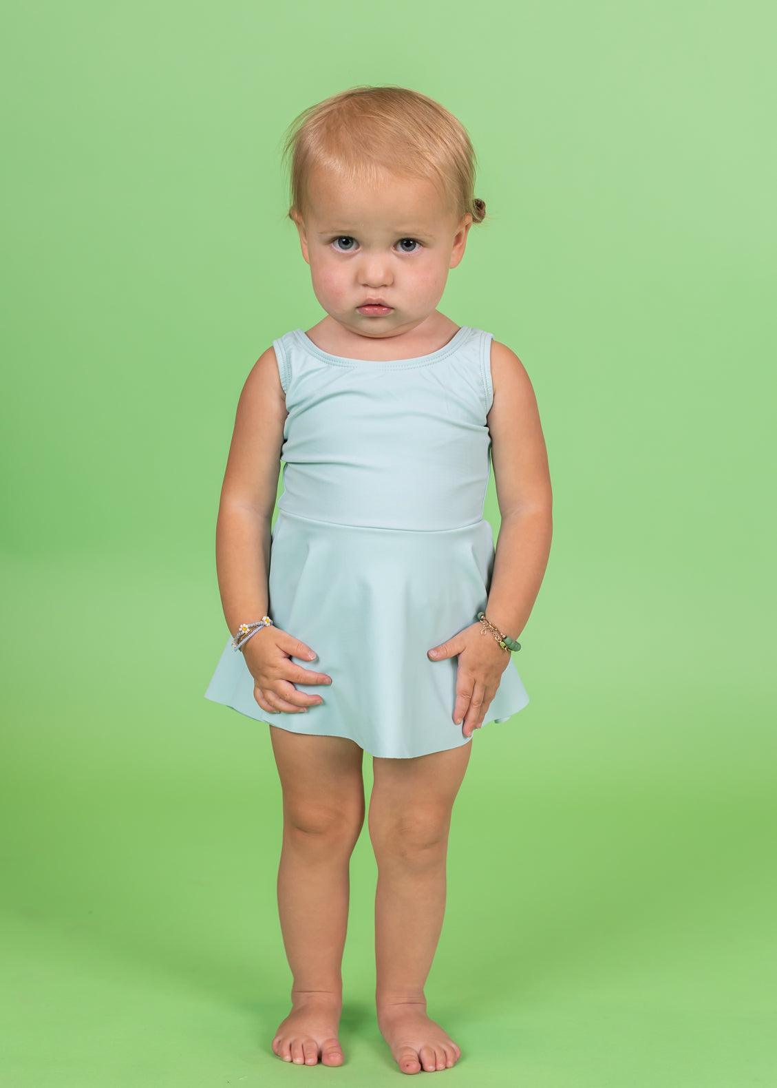 Baby Girl One-Piece Swimsuit - Spearmint