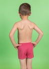 Boys Swimsuit - Shorts - Ribbed Roseate