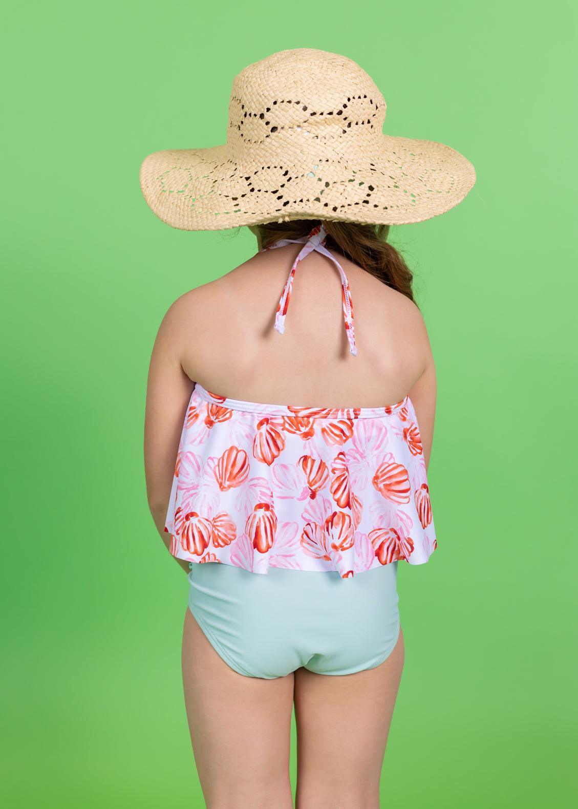 flowy bikini crop top
