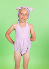 Girls One-Piece Swimsuit - Just Lilac