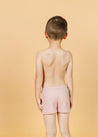 Boys Swimsuit - Shorts - Ribbed Light Mauve