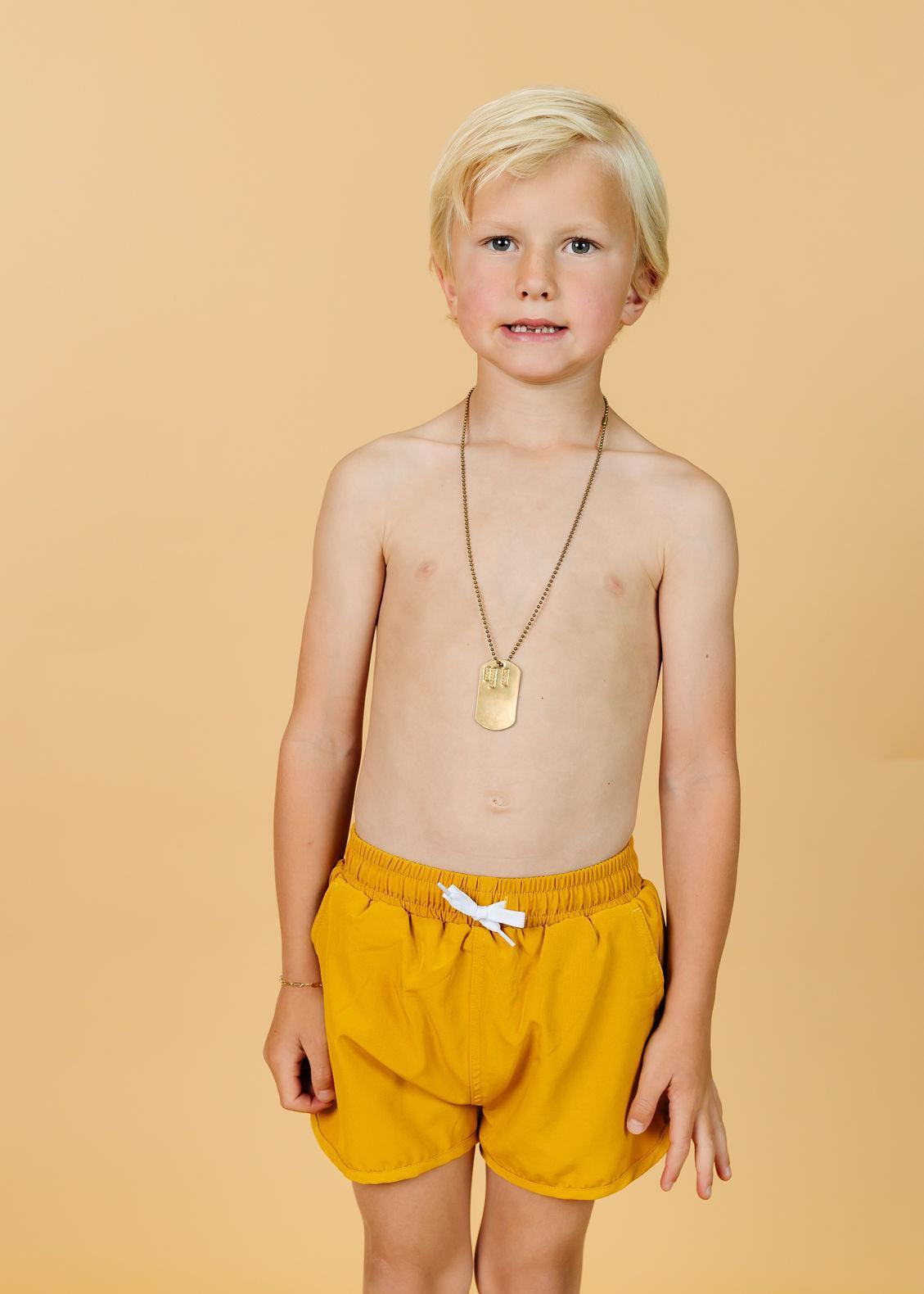 Boys Swimsuit - Shorts - Golden