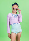 Teen Girl High-Waisted Swimsuit Bottoms - Spearmint