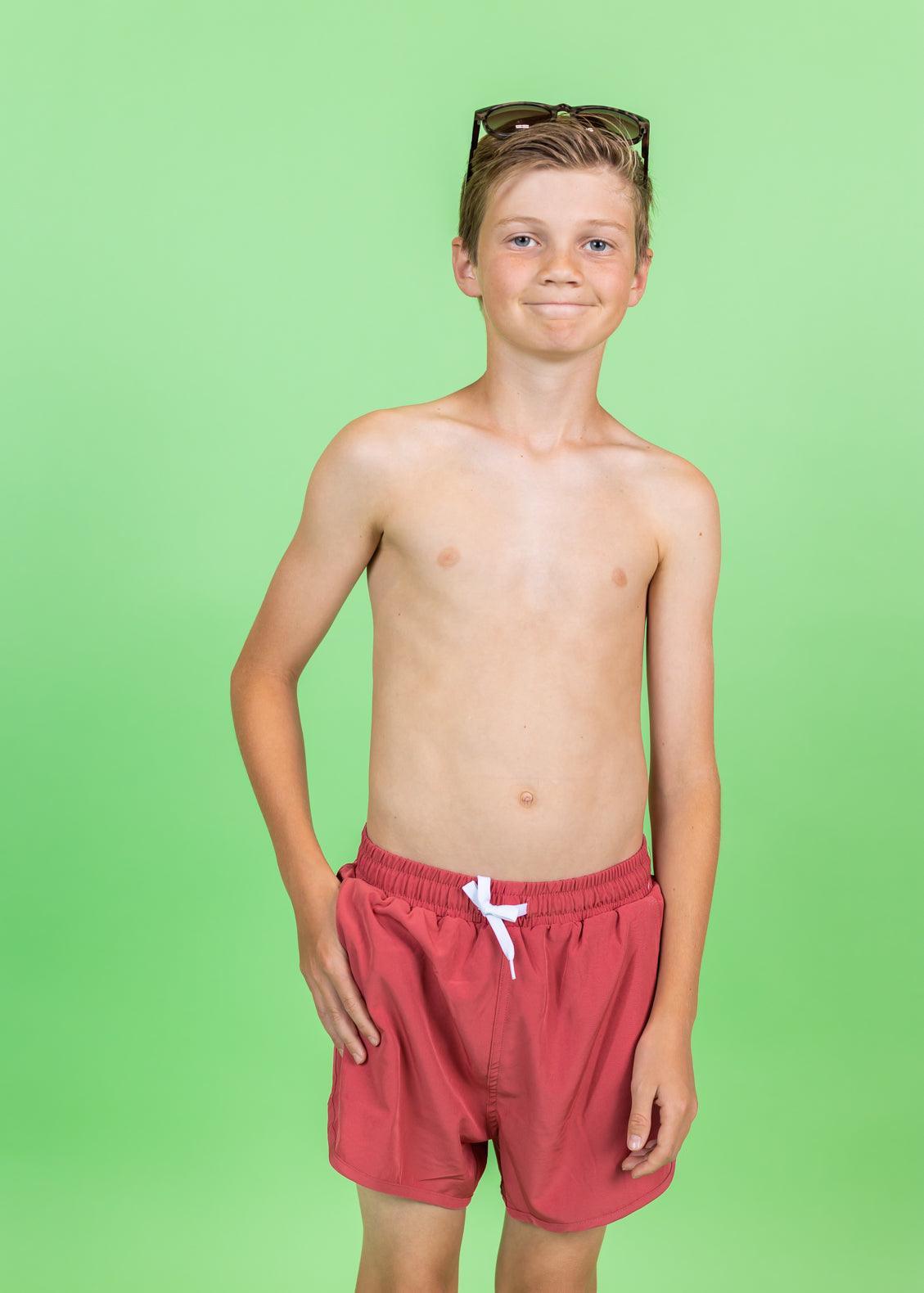 Teen Boy Swimsuit - Shorts - Roseate