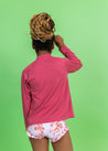 Teen Girl High-Waisted Swimsuit Bottoms - Painted Clams