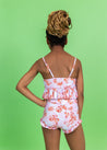 Teen Girl High-Waisted Swimsuit Bottoms - Painted Clams