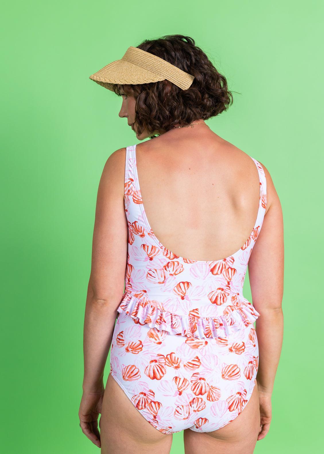 One-Piece Swimsuit - Painted Clams