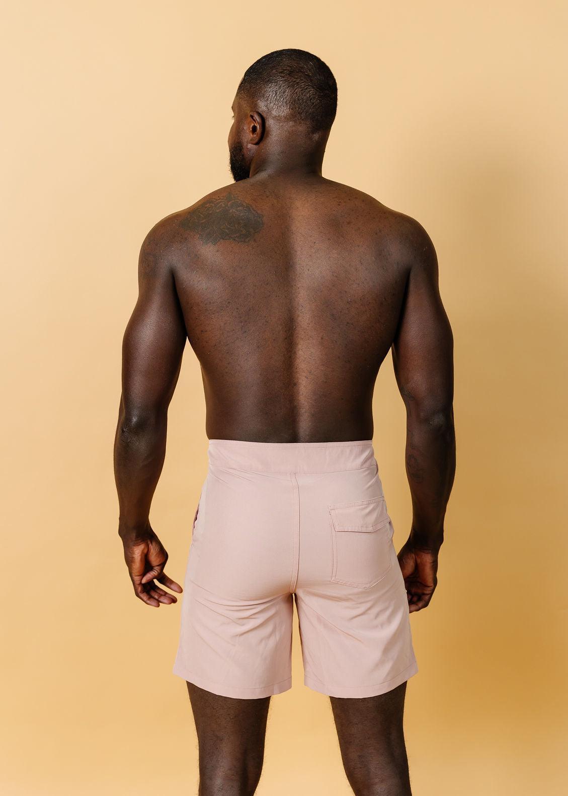 Mens Swimsuit - Trunks - Light Mauve