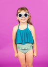 Mini Swing Top | Ribbed Tide Pool Blue - Kortni Jeane