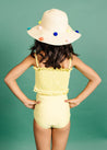 Girls High-Waisted Swimsuit Bottoms - Mellow Yellow