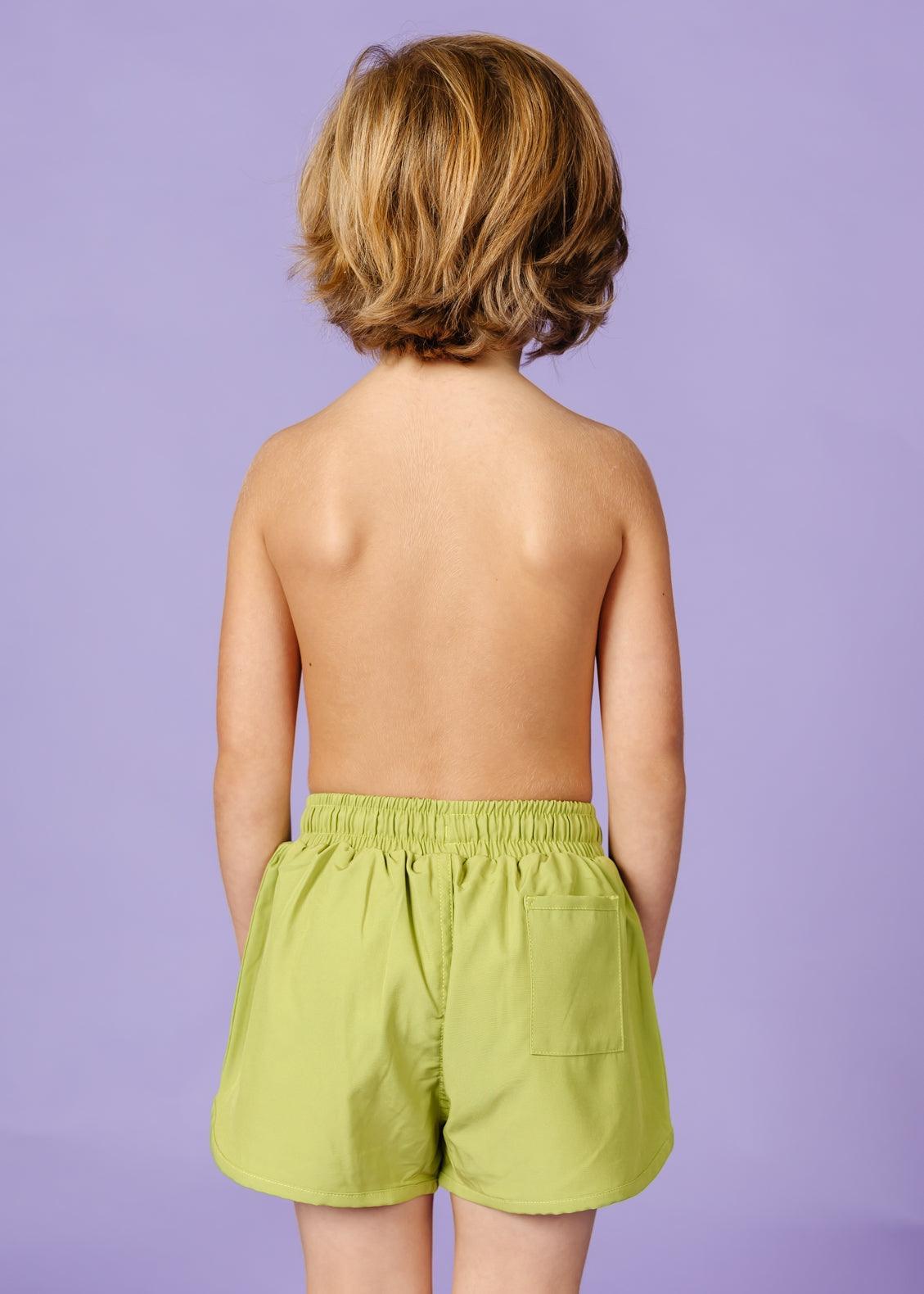 Boys Swimsuit - Shorts  - Pear