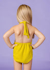 Girls One-Piece Swimsuit - Waffled Pear