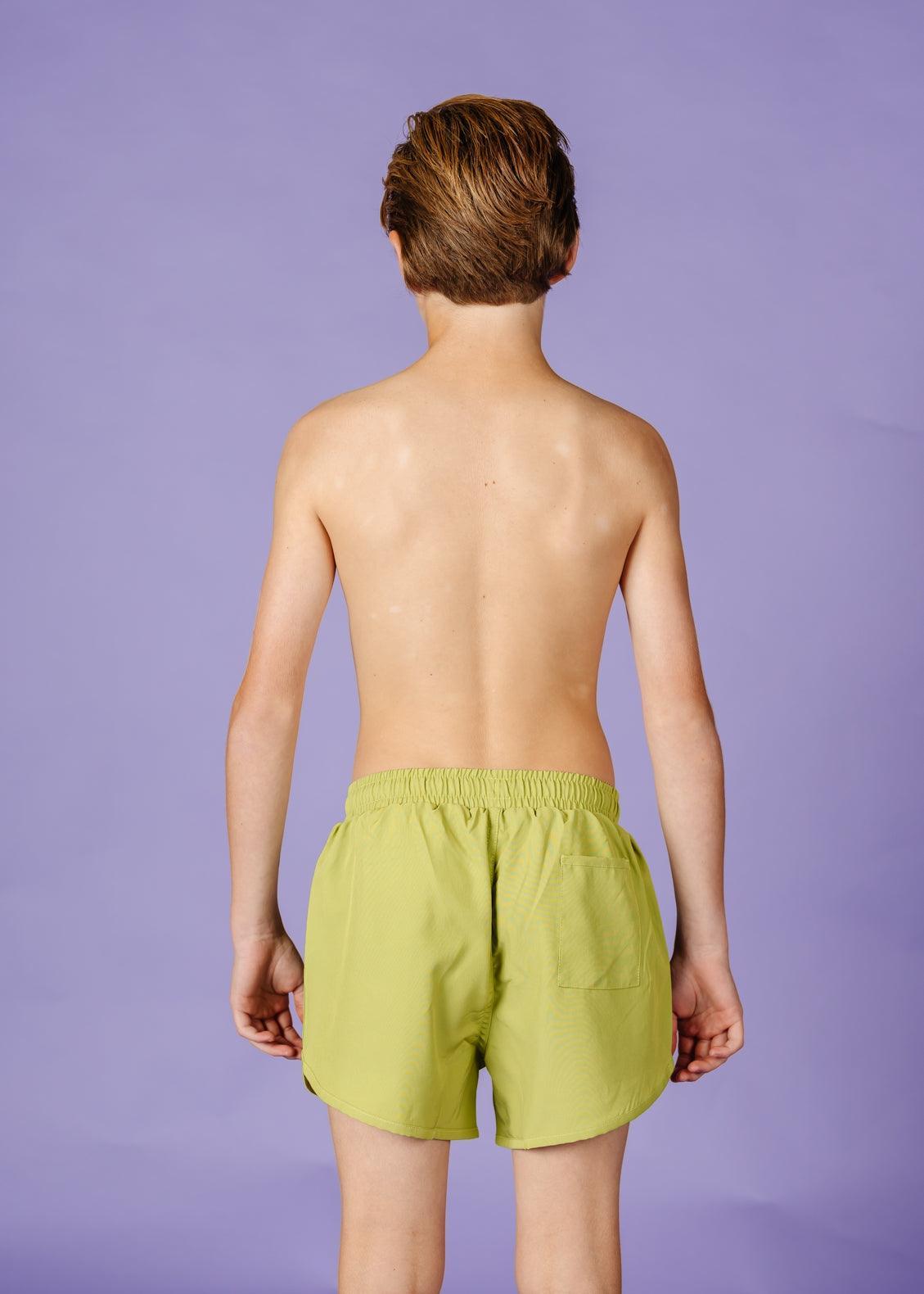 Teen Boy Swimsuit - Shorts - Pear