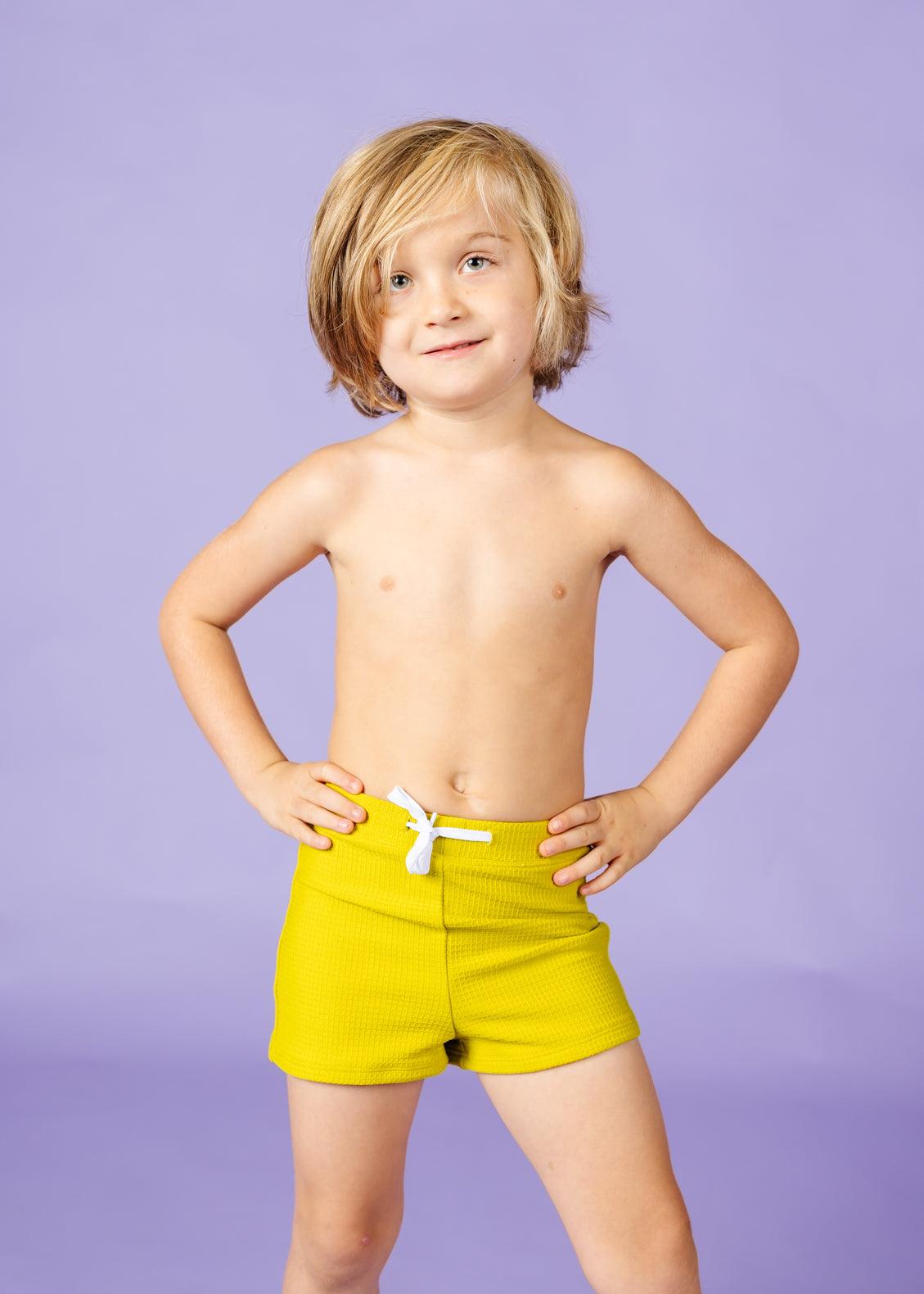 Boys Swimsuit - Shorts  - Waffled Pear