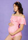 Maternity Bottoms | Pink Marble - Kortni Jeane