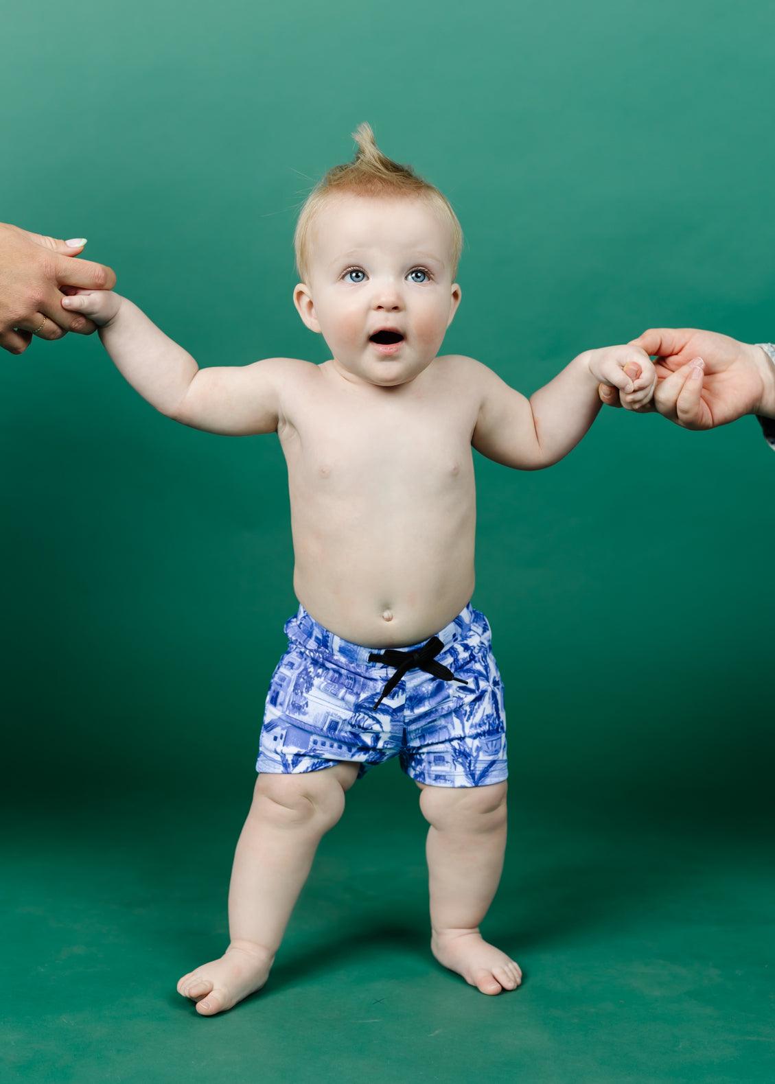 Baby Boy Swimsuit - Shorts - Island Living
