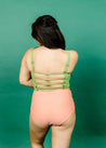 High-Waisted Swimsuit Bottom - Melon
