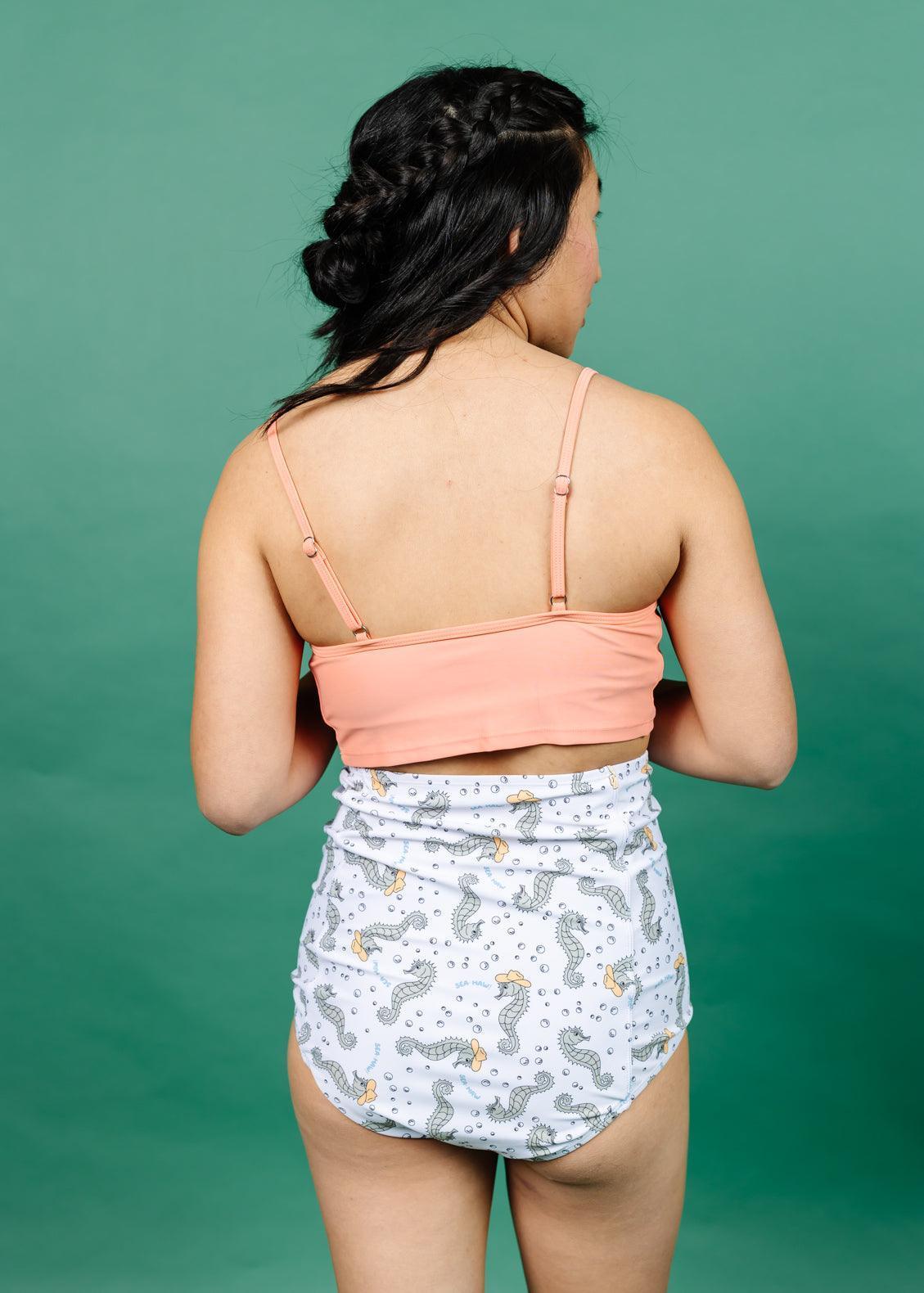 High-Waisted Swimsuit Bottom - Sea-Haw