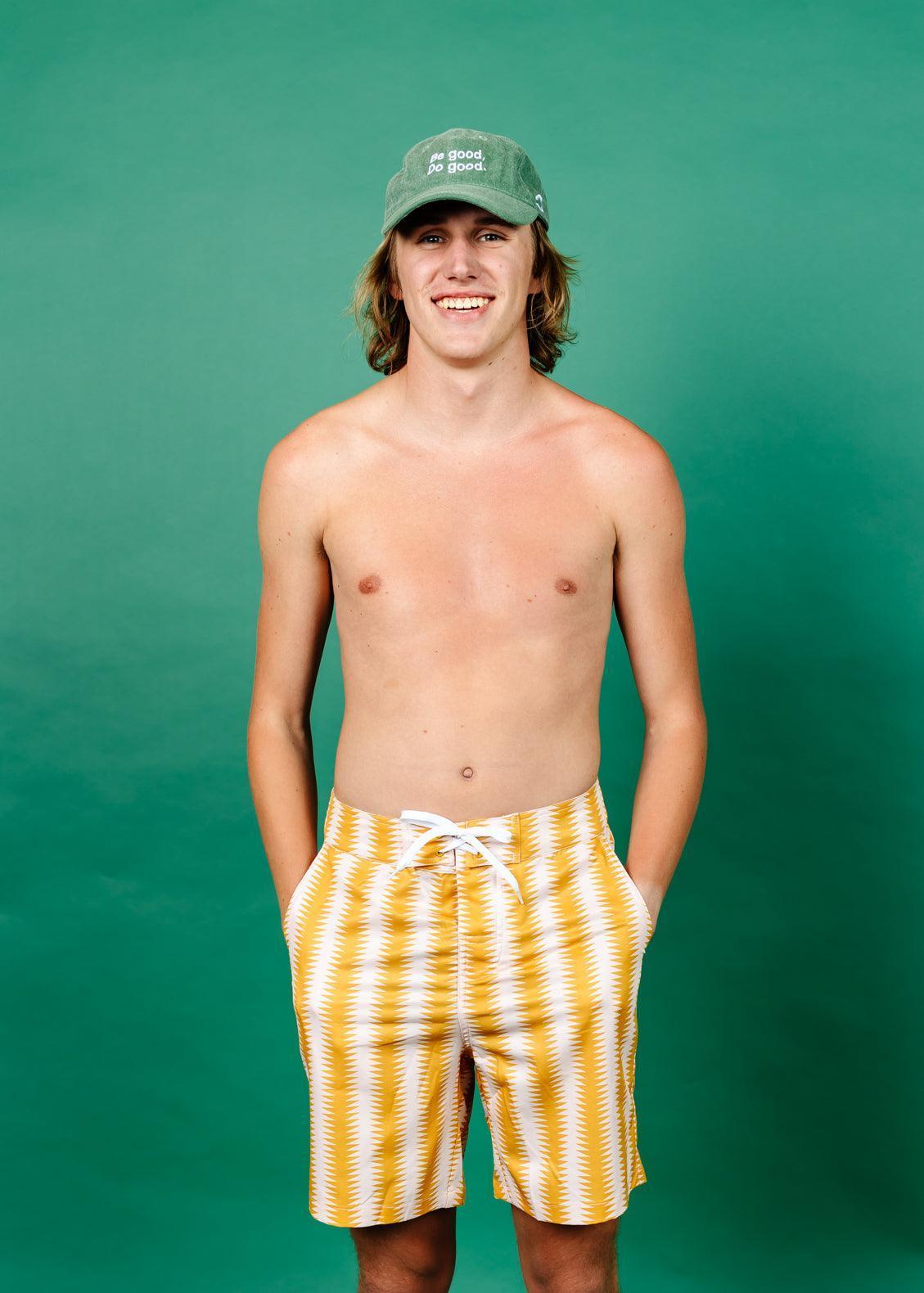 Swim Shorts Mens Retro Swimwear Men's Swim Trunks Kortni Jeane