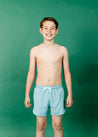 Teen Boy Swimsuit - Shorts - Dusty Light Blue