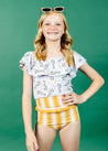 Teen Girl High-Waisted Swimsuit Bottoms - Vintage Triangles