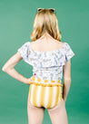 Teen Girl High-Waisted Swimsuit Bottoms - Vintage Triangles