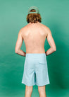 Mens Swimsuit - Trunks - Dusty Light Blue