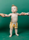 Baby Boy Swimsuit - Shorts - Vintage Triangles