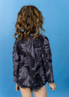 Girl/Boy Swimsuit Rashguard Top - Tropical Night