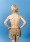 Boys Swimsuit - Shorts - Sand Brown