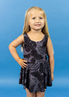 Girls One-Piece Swimsuit - Tropical Night