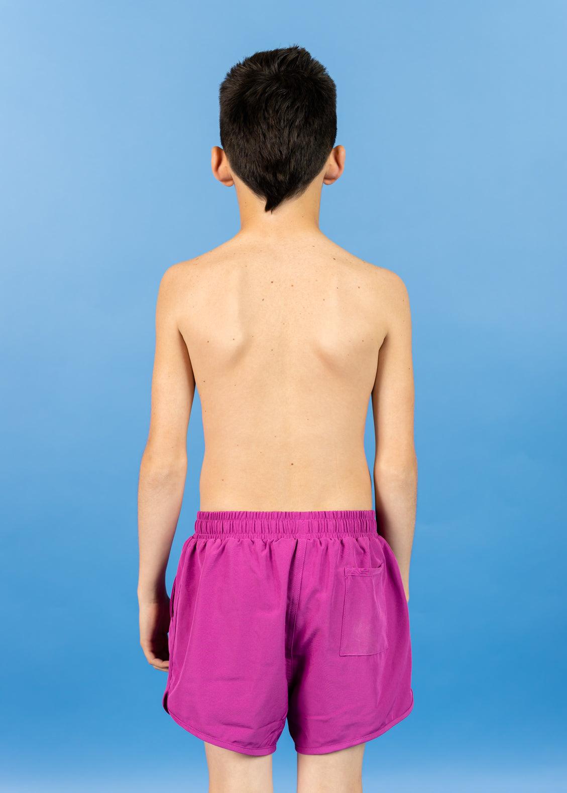 Teen Boy Swimsuit - Shorts - Berry