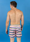 Mens Swimsuit - Shorts - Retro Stripe