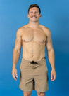 Mens Swimsuit - Trunks - Sand Brown