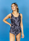 One-Piece Swimsuit - Tropical Night